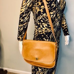 Vintage Coach Tanned  Satchel Bag
